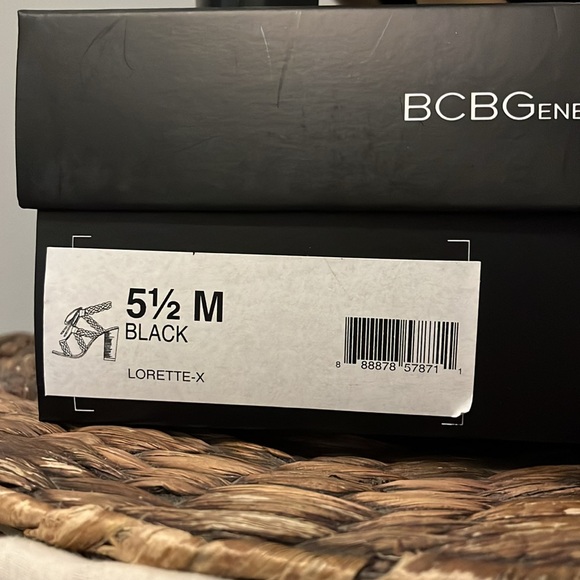 BCBG Braided Lace-Up Sandals - Picture 7 of 7